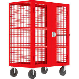 Valley Craft® Security Cart with 2 Adjustable Shelves 2000 lb. Cap. 51