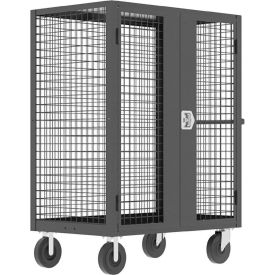 Valley Craft® Security Truck with 2 Rigid & 2 Locking Swivel Casters 63