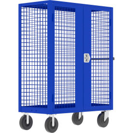Valley Craft® Security Truck with 2 Rigid & 2 Locking Swivel Casters 51