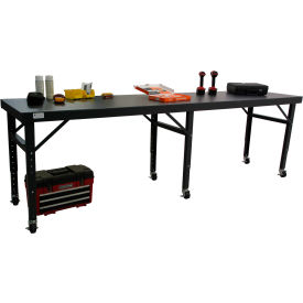 Valley Craft® Mobile Adjustable Height Workbench 120 x 48