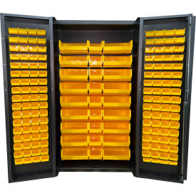 Valley Craft Deep Door Storage Bin Cabinet 163 Bins All-Welded 48