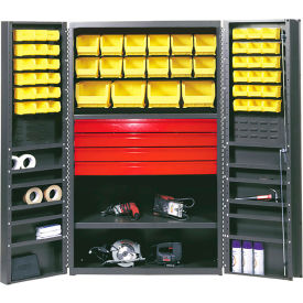 Valley Craft Deep Door Drawer Storage Cabinet 58 Bins All-Welded 36