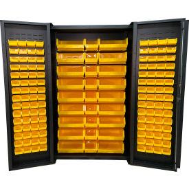 Valley Craft® Deep Door Storage Bin Cabinet 147 Bins All-Welded 48