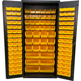 Valley Craft® Storage Bin Cabinet 138 Bins All-Welded 36