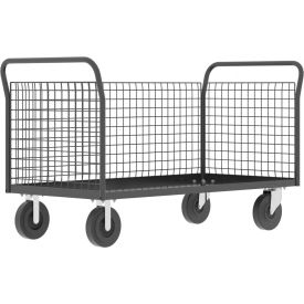 Valley Craft® 3-Sided Platform Cage Cart 60