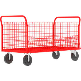 Valley Craft® 4-Sided Platform Cage Cart 64