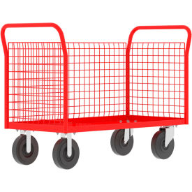 Valley Craft® 3-Sided Platform Cage Cart 48