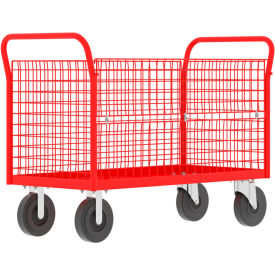 Valley Craft® 4-Sided Platform Cage Cart 48