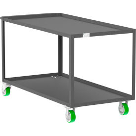 Valley Craft® Utility Cart with 2 Shelves 2000 lb. Capacity 60