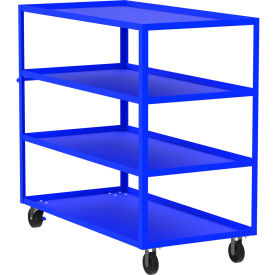 Valley Craft Steel Utility Cart with 4 Shelves 3600 lb. Capacity 65