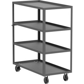 Valley Craft® Steel Utility Cart with 4 Shelves 3600 lb. Capacity 53