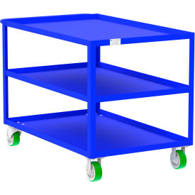 Valley Craft Steel Utility Cart with 3 Shelves 2000 lb. Capacity 53