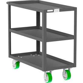 Valley Craft® Steel Utility Cart with 3 Shelves 2000 lb. Capacity 41