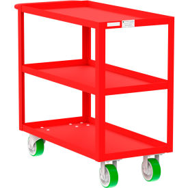 Valley Craft Steel Utility Cart with 3 Shelves 2000 lb. Capacity 41