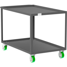 Valley Craft® Steel Utility Cart with 2 Shelves 2000 lb. Capacity 53