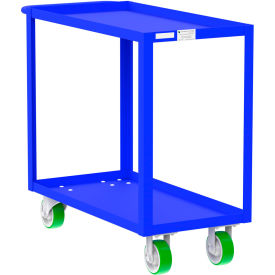 Valley Craft Steel Utility Cart with 2 Shelves 2000 lb. Capacity 41