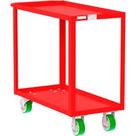 Valley Craft Steel Utility Cart with 2 Shelves 2000 lb. Capacity 41