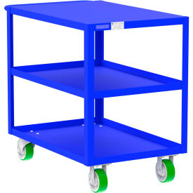 Valley Craft Steel Utility Cart with 3 Shelves Flat Top 2000 lb. Cap. 41