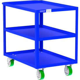 Valley Craft Steel Utility Cart with 3 Shelves 2000 lb. Capacity 41