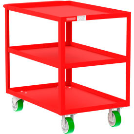 Valley Craft Steel Utility Cart with 3 Shelves 2000 lb. Capacity 41