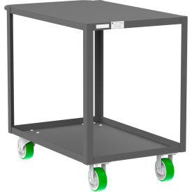 Valley Craft® Steel Flat Top Utility Cart with 2 Shelves 2000 lb. Capacity 41