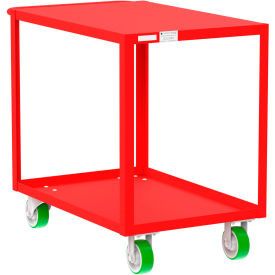 Valley Craft Steel Utility Cart with 2 Shelves Flat Top 2000 lb. Capacity 41
