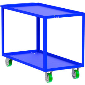 Valley Craft Steel Utility Cart with 2 Shelves 2000 lb. Capacity 53