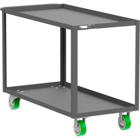 Valley Craft® Steel Utility Cart with 2 Shelves 2000 lb. Capacity 53