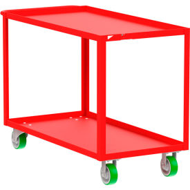 Valley Craft Steel Utility Cart with 2 Shelves 2000 lb. Capacity 53