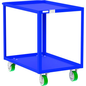 Valley Craft Steel Utility Cart with 2 Shelves 2000 lb. Capacity 41
