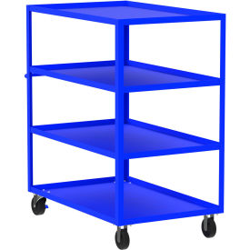 Valley Craft Steel Utility Cart with 4 Shelves 3600 lb. Capacity 53
