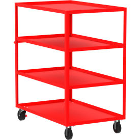 Valley Craft Steel Utility Cart with 4 Shelves 3600 lb. Capacity 53