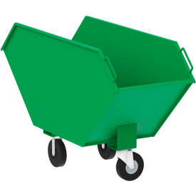Valley Craft® Steel Waste & Chip Truck 2/5 Cu. Yd. Capacity 1500 lb. Capacity Green F85096A1