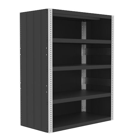 Preconfigured Enclosed Shelving Kit, 48