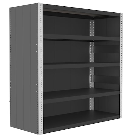 Preconfigured Enclosed Shelving Kit, 60