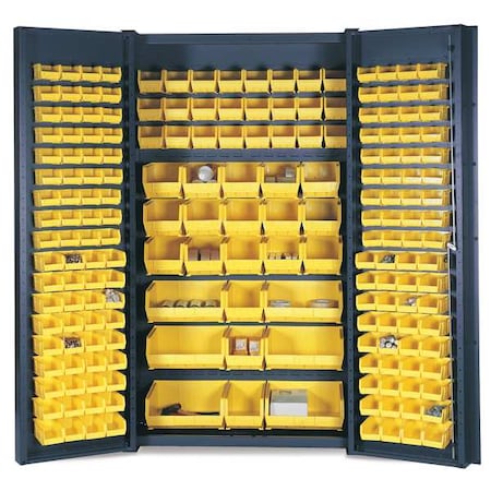 Extra-Heavy Duty Bin Cabinet, 48 in W, 84 in H, 24
