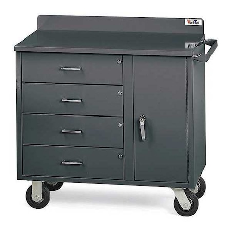 M Cab 34x46x21, 4 Drawer, 1 Door, No Shelf MPN:F81835A6