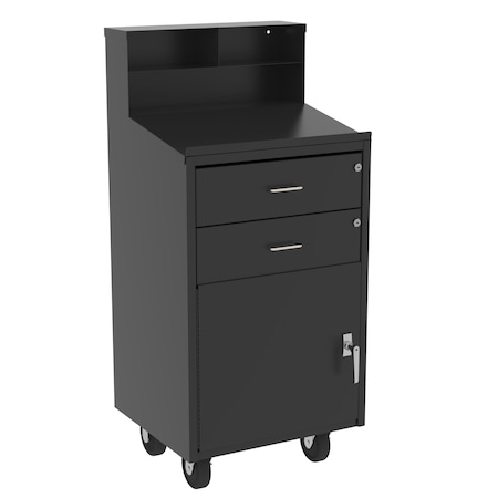 Industrial Desk, w/2-Drawers, Locking Do MPN:F85829A8