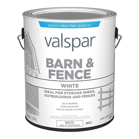 Exterior Paint, Metal, Steel, Wood, White MPN:009.0028603.007