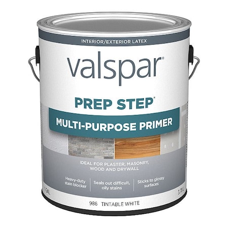 Exterior/Interior Primer, White, 1 gal MPN:044.0000986.007
