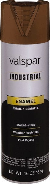 Enamel Spray Paint: Brown, Gloss, 20 oz MPN:465.0080008.077
