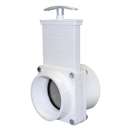 Gate Valve, Class 125, 3 In., PVC MPN:4309GR