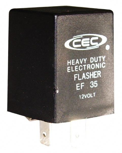 3 Terminals, 2 to 4 Lamps, Fixed Load Electronic Flasher MPN:EF35