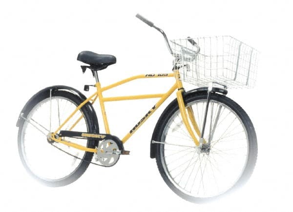 26 Inch, Yellow, Steel Framed Cruiser Style Bicycle MPN:160-103