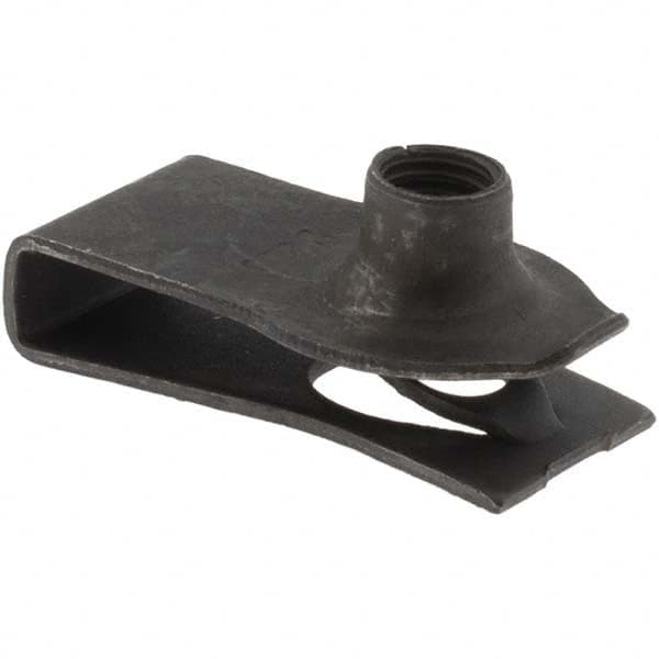 M5x0.80 Screw, 0.6 to 3.8mm Thick, Extruded Tapped Hole U Nut MPN:KP72127 - Pkg Qty 25