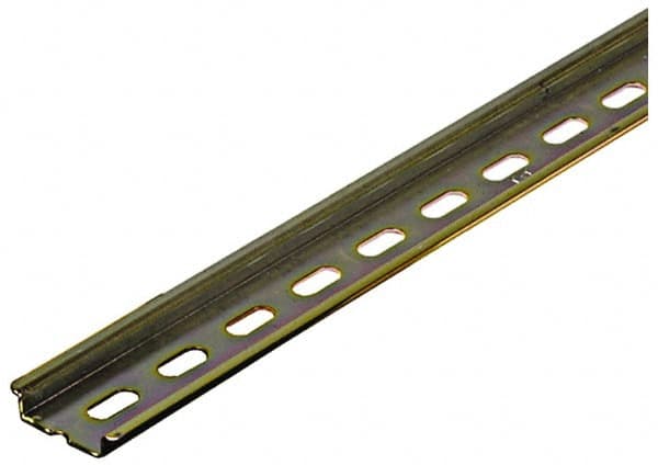 2m Long x 35mm Wide x 7.5mm High, Steel DIN Rail MPN:70102814