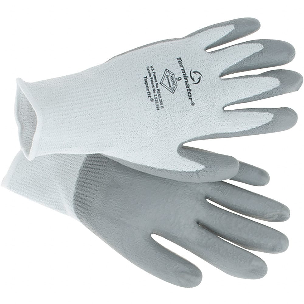 Cut-Resistant Gloves: Size L, ANSI Cut A2, Polyurethane, Dyneema MPN:8305-9