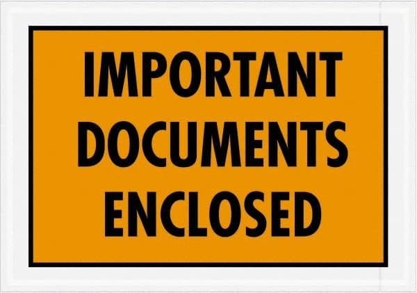 Packing Slip Envelope: Documents Enclosed, 1,000 Pc MPN:PL421