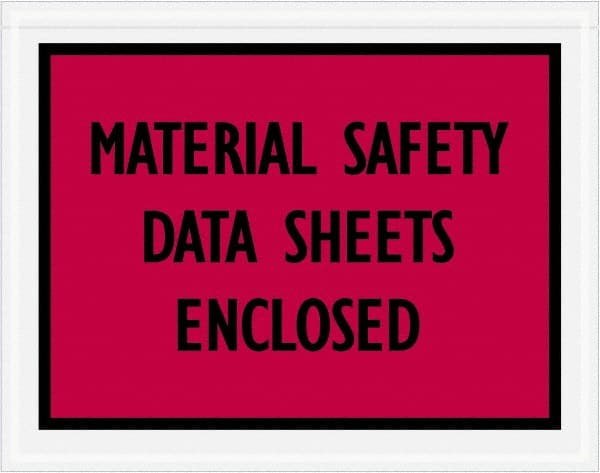 Packing Slip Envelope: Material Safety Data Sheets Enclosed, 1,000 Pc MPN:PL422