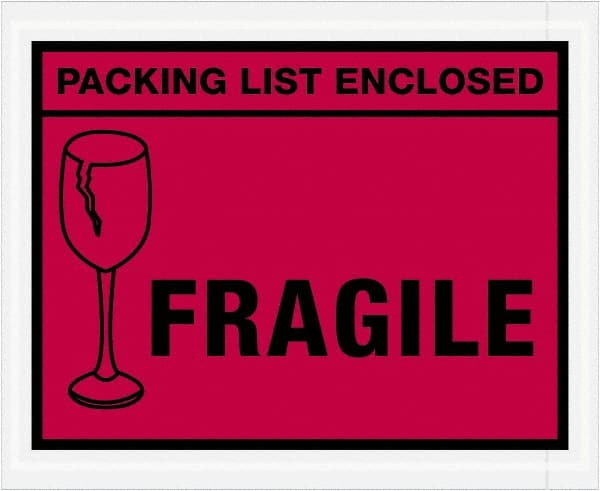 Packing Slip Envelope: Packing List Enclosed - Fragile, 1,000 Pc MPN:PL493